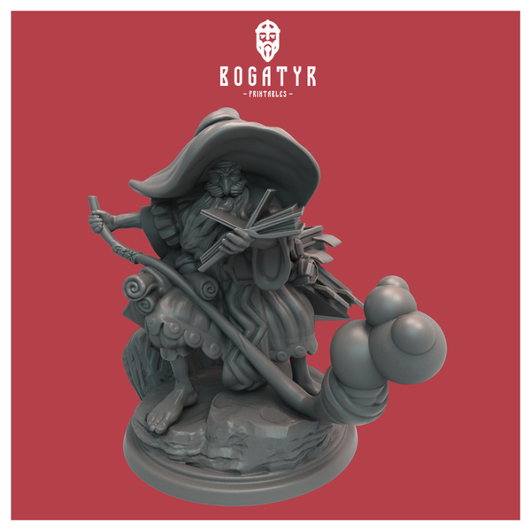 [FREE] Dwarf Mage - Bogatyr Printables