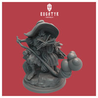 Small [FREE] Dwarf Mage - Bogatyr Printables 3D Printing 406537