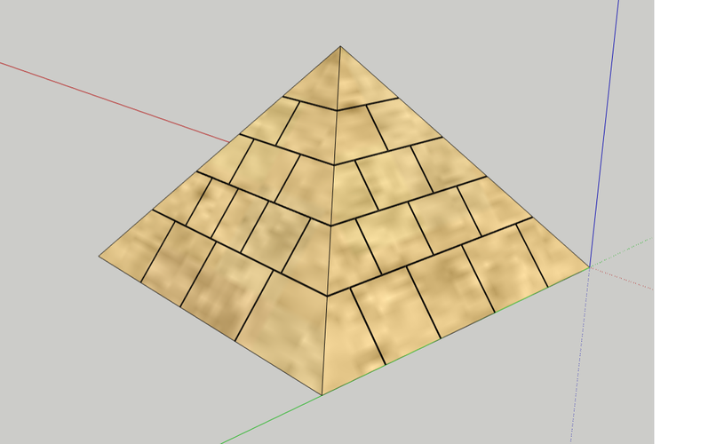 Pyramid 150 x 150 x 92.6 3D Print 406549