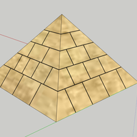 Small Pyramid 150 x 150 x 92.6 3D Printing 406549