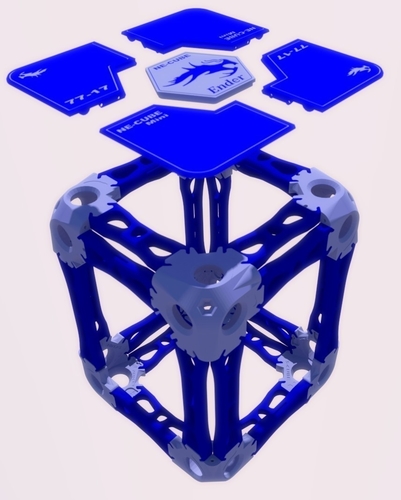 3D-PRIN-TABLE 25" TALL 19" SQ 300 mm x 300mm OPTIMIZED  3D Print 406558