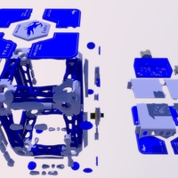 3D-PRIN-TABLE 25" TALL 19" SQ 300 mm x 300mm OPTIMIZED  - Thumbnail 4