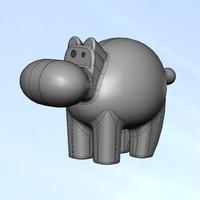 Small Para moo moo 3D Printing 406566