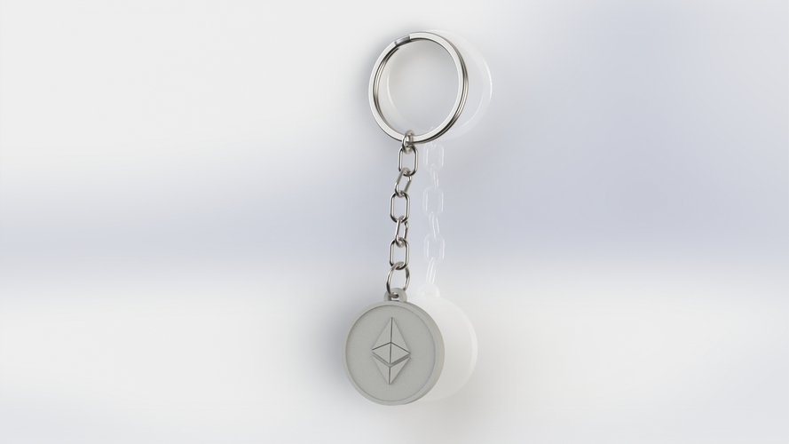 Keychain ETH 3D Print 406587