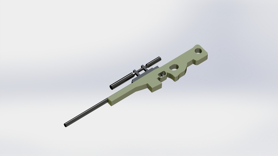 Keychain AWP 3D Print 406589