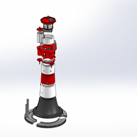 Small Leuchtturm ähnlich “Roter Sand “ für Solar LED-Beleuchtung. 3D Printing 406606
