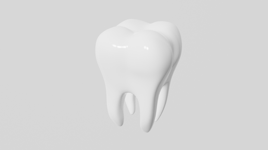 Cartoon tooth 3D Print 406607