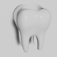 Small tooth pot 3D Printing 406609