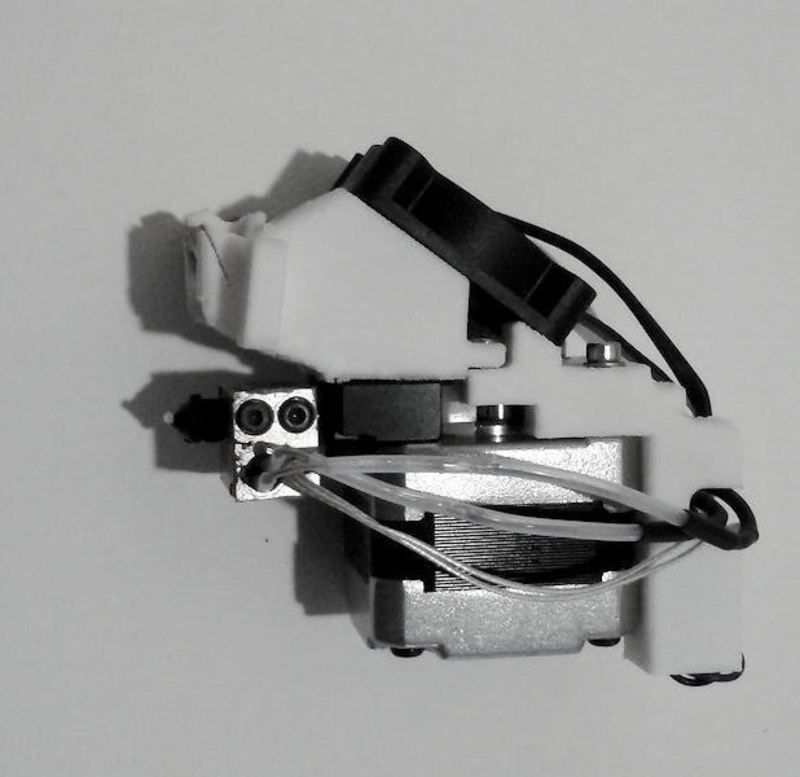 UP Mini extruder wind barrier. Upgraded, similar to ver 11.9