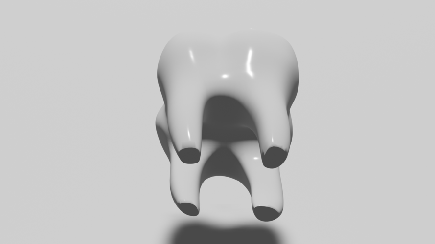 tooth pot 3D Print 406611