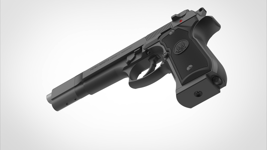 Pistol Beretta 92FS from the movie Underworld 3D print model 3D Print 406681