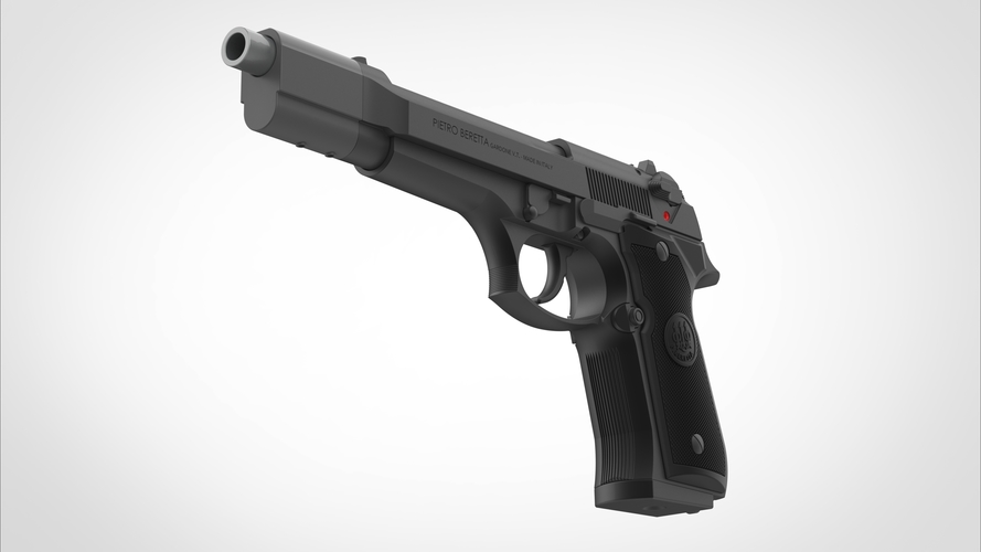 Pistol Beretta 92FS from the movie Underworld 3D print model 3D Print 406688