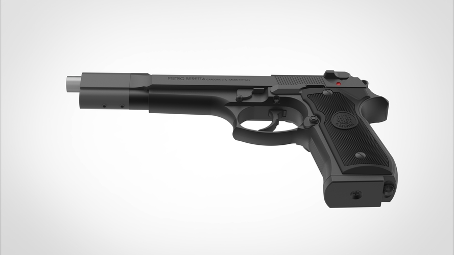 Pistol Beretta 92FS from the movie Underworld 3D print model 3D Print 406689