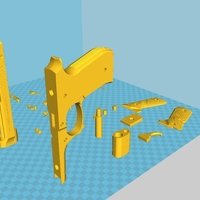 Pistol Beretta 92FS from the movie Underworld 3D print model - Thumbnail 23