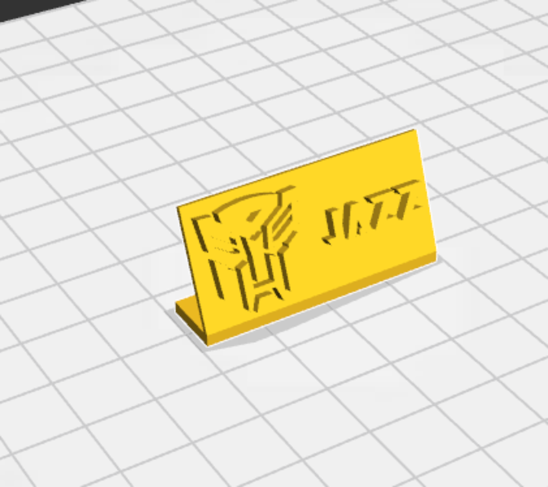 Jazz Name Tag / Label