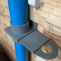 Small Vacuum Blast Gate - Slide Lock 3D Printing 406925
