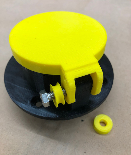 Vacuum Connector for Woodworking, Spring Loaded. 3D Print 406939