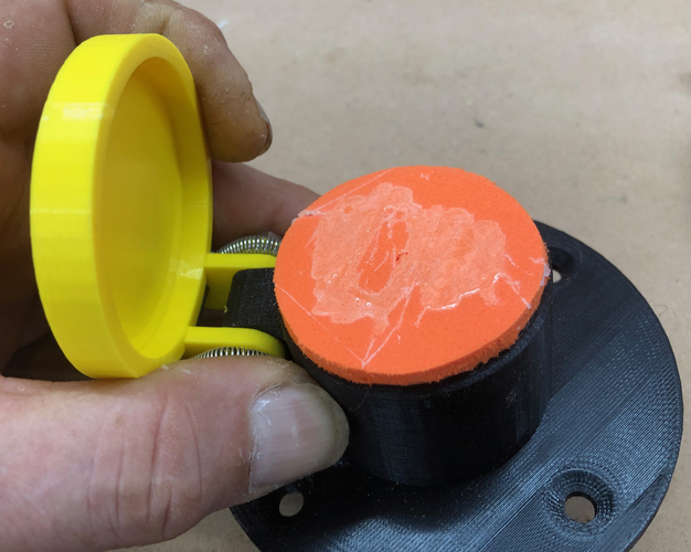 Vacuum Connector for Woodworking, Spring Loaded. 3D Print 406946