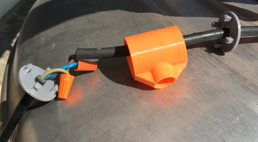Watertight & safe Electric Cable / Wire connection junction box 3D Print 406959