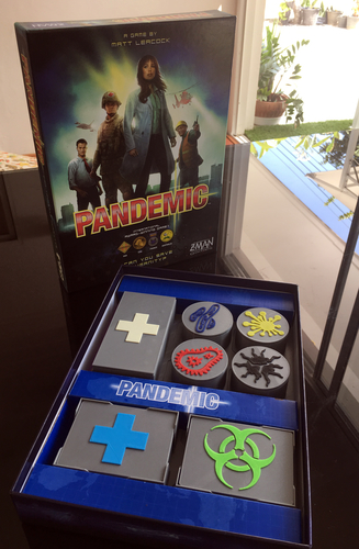  Pandemic Board Game Organizer 3D Print 406979