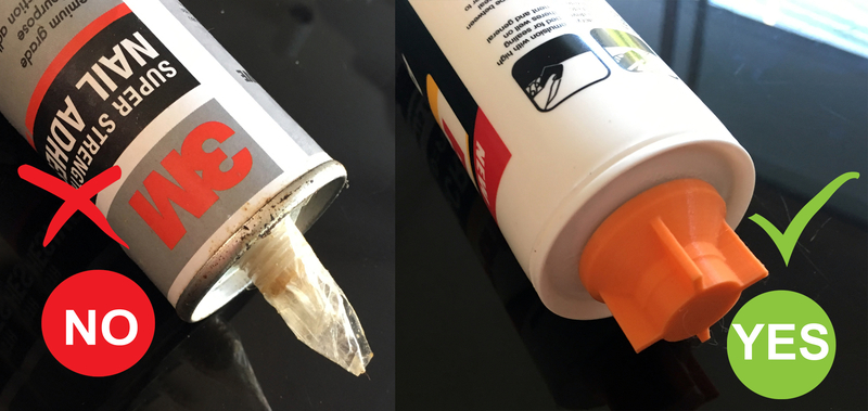 Sealant Cartridge Nozzle cap that works V4.0 NEW VERSION