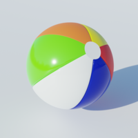 Small beach ball 3D Printing 407008