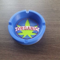Organic Cannabis - Circular Ashtray - Thumbnail 1