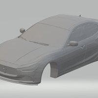 Small Maserati ghibli 2014 3D Printing 407064