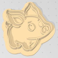 cortador de galletas cerdito - Thumbnail 2
