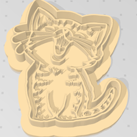 cortador de galletas gato - Thumbnail 2