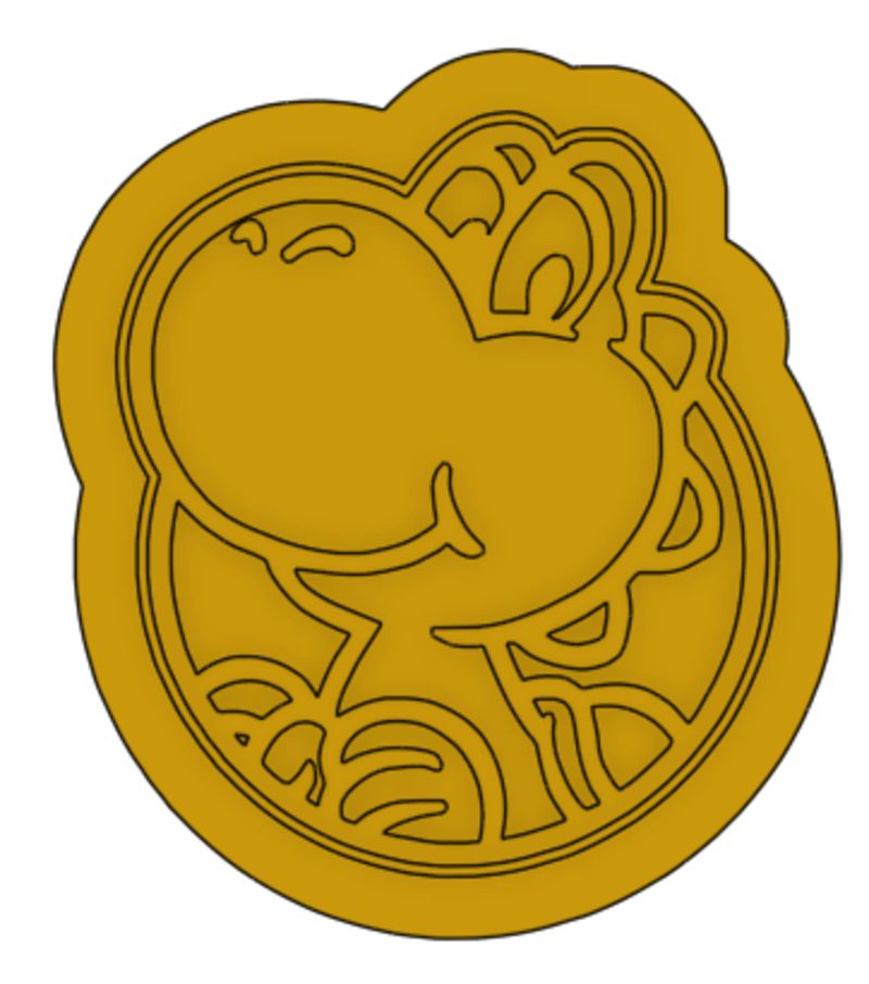 cortador de galletas yoshi