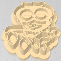 cortador de galletas buho - Thumbnail 2
