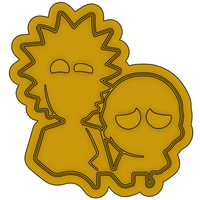 cortador de galletas rick y morty - Thumbnail 1