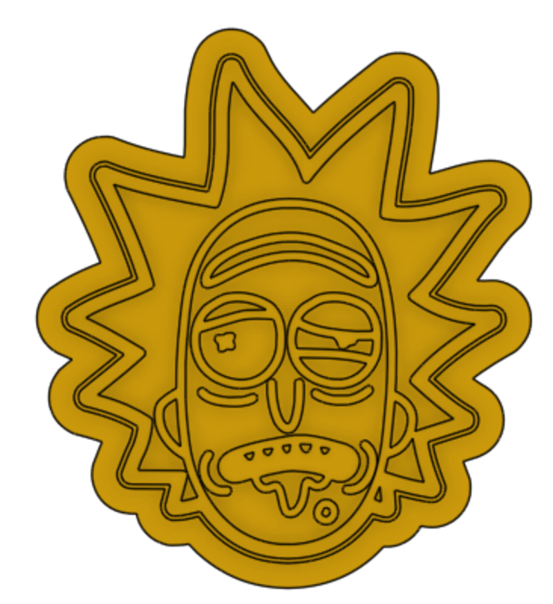 cortador de galletas rick sanchez