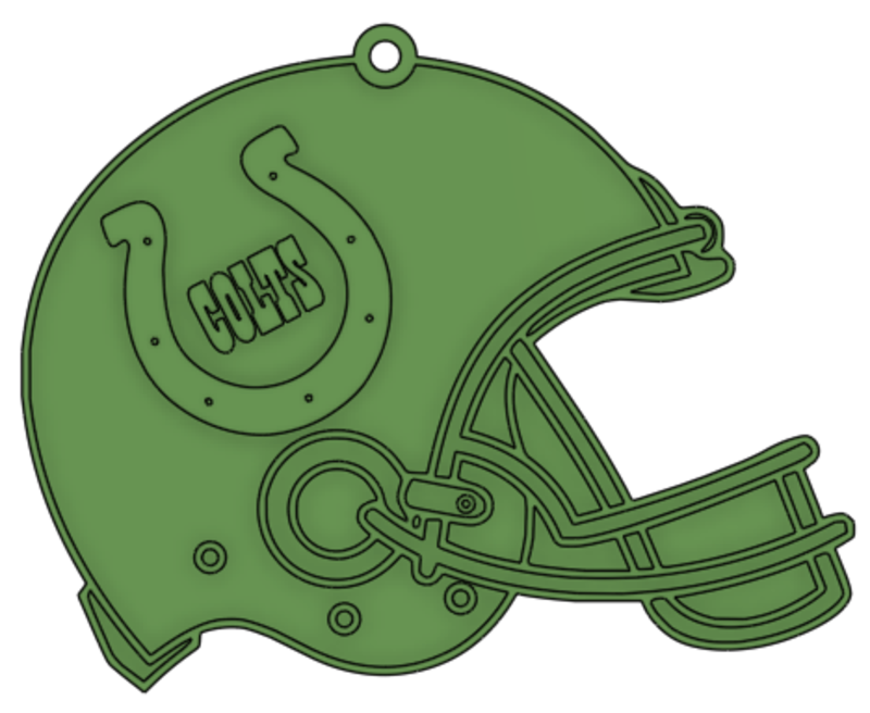 llavero casco colts
