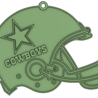 llavero casco cowboys - Thumbnail 1