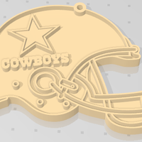 llavero casco cowboys - Thumbnail 2
