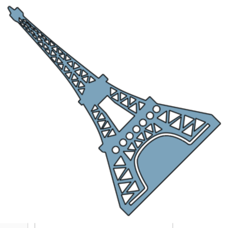 separador de libro eiffel