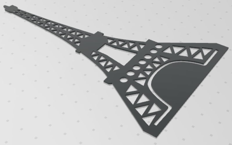 separador de libro eiffel 3D Print 407162