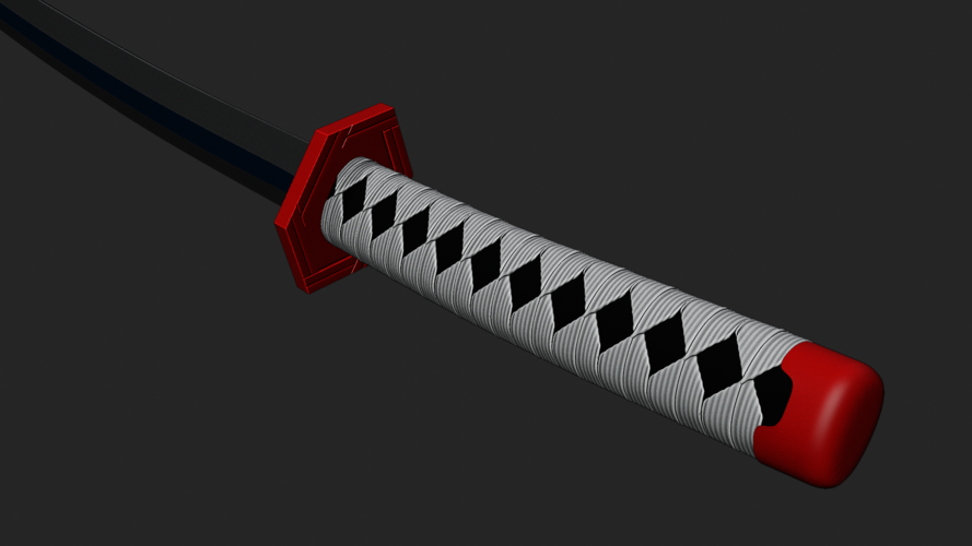  Nichirin Blade from Demon Slayer 3D Print 407291