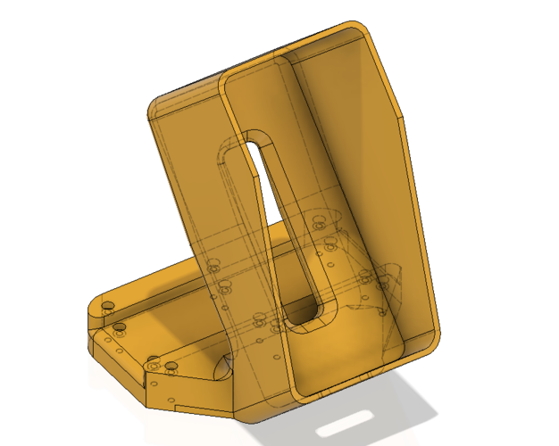 Smart Phone Holder for Stealth Kayaks 3D Print 407298