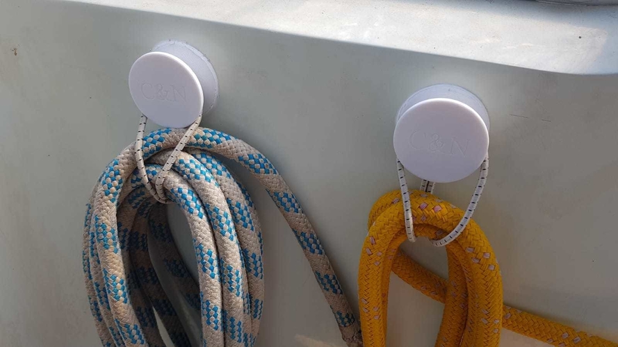 Sailboat rope organizer - NOW WITH MASKING TOOL 3D Print 407336