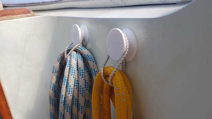 Sailboat rope organizer - NOW WITH MASKING TOOL 3D Print 407338