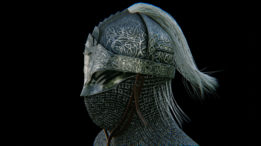 Tarnished helmet from Elden Ring 3D Print 407396