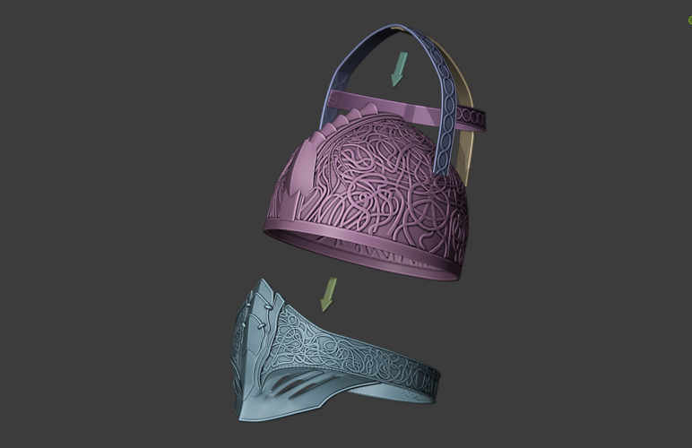 Tarnished helmet from Elden Ring 3D Print 407401