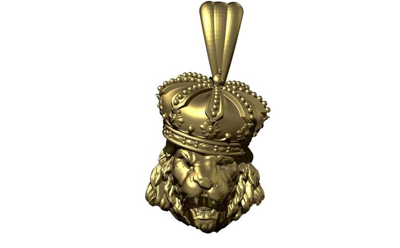 Lion King pendant jewel  3D Print 407504