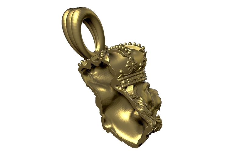 Lion King pendant jewel  3D Print 407507