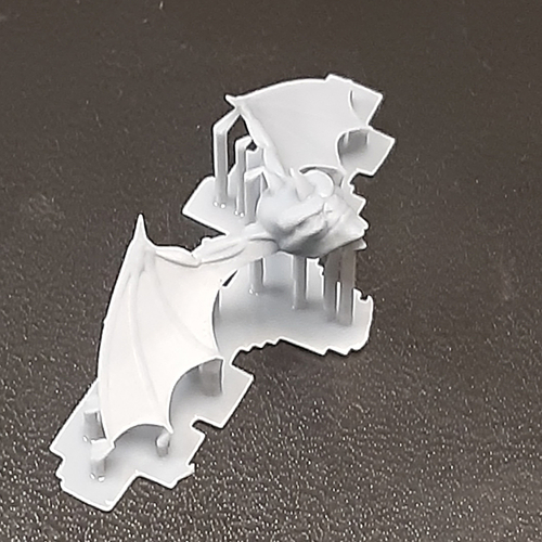3D Printed VARGOUILLE / MALTHAK THE FLYING HEAD by np-dev | Pinshape