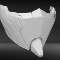 Small Mecha Mask for 3Dprint 3D Printing 407575