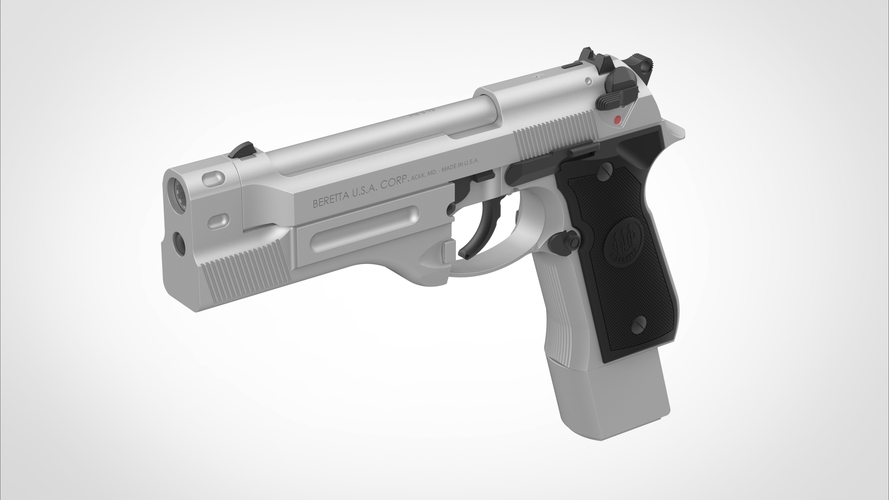 Pistol Beretta 92FS from the movie Underworld:Awakening 3D Print 407605
